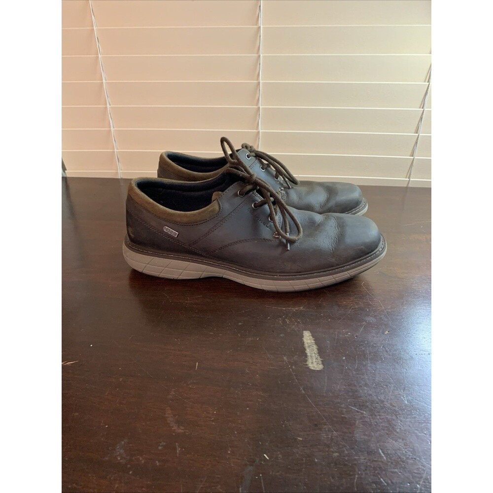 Men's Merrell World Vue Lace Up Shoe Brown Leather Shoes Size 11 W